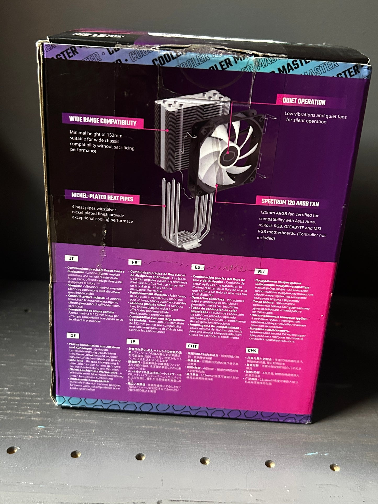 Desktop cooler fan
